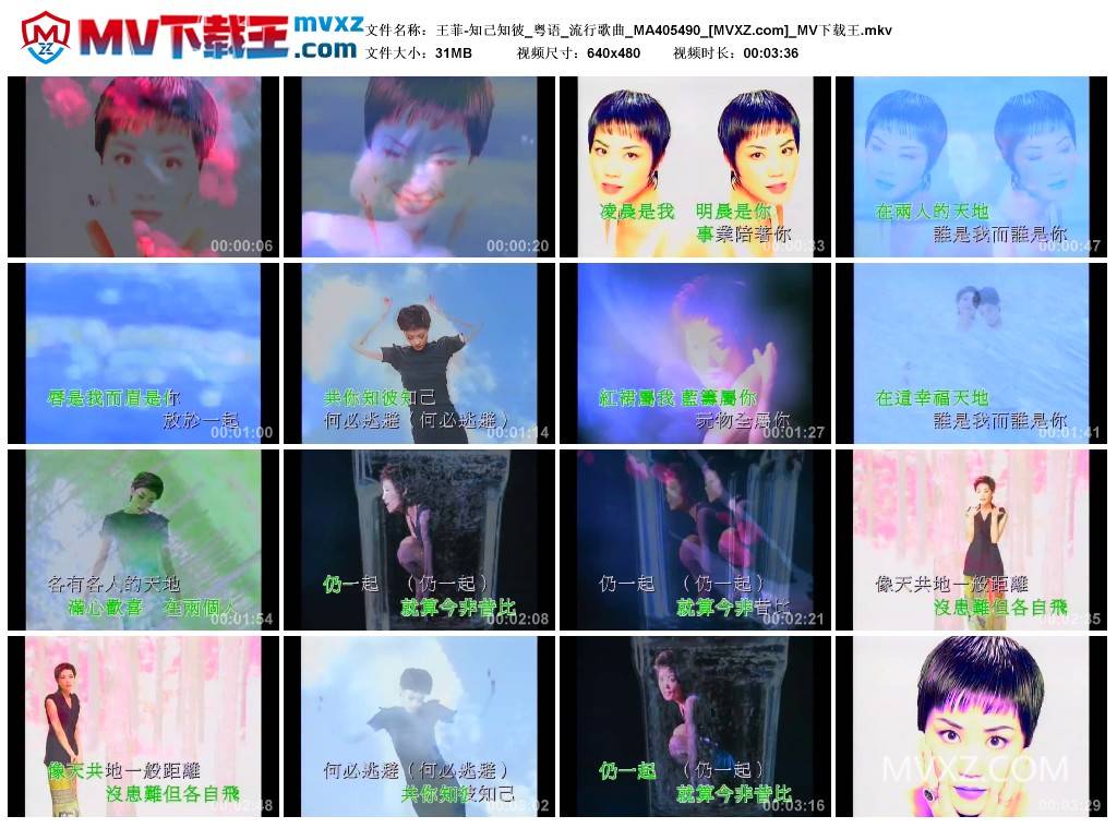 王菲-知己知彼_粤语_流行歌曲_MA405490